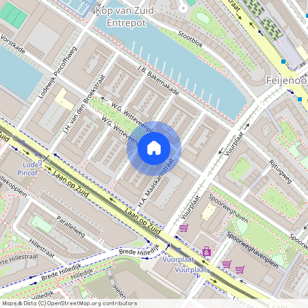 Kop van Zuid - Entrepot, 3071 MA, W.G. Witteveenplein, Rotterdam