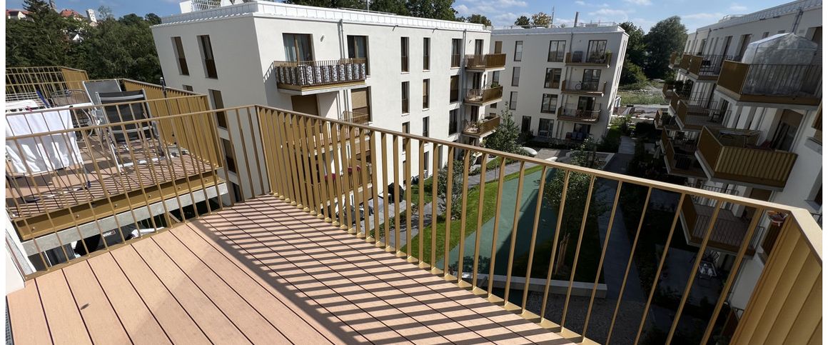 3-Zimmer-Dachterrassenwohnung mit zwei Bädern und gehobener Ausstattung im neuen Stadtviertel - Photo 1