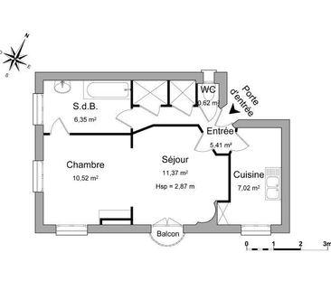 Location Appartement 2 pièces 41m² NANCY 54000 - Photo 5