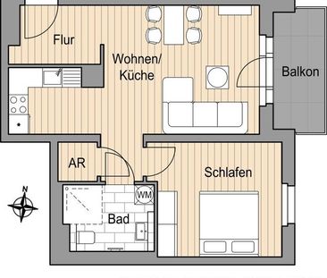 mit wenigen Schritten am Ziel - Foto 1