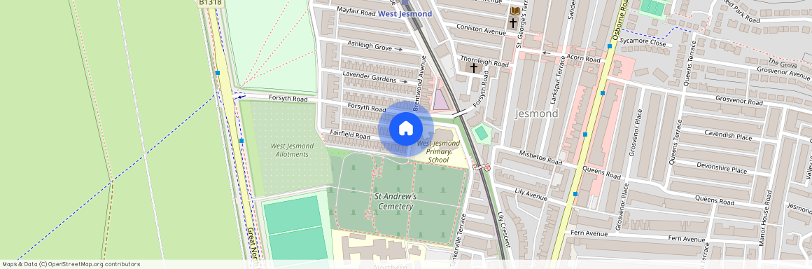 Fairfield Road, Jesmond, Newcastle upon Tyne