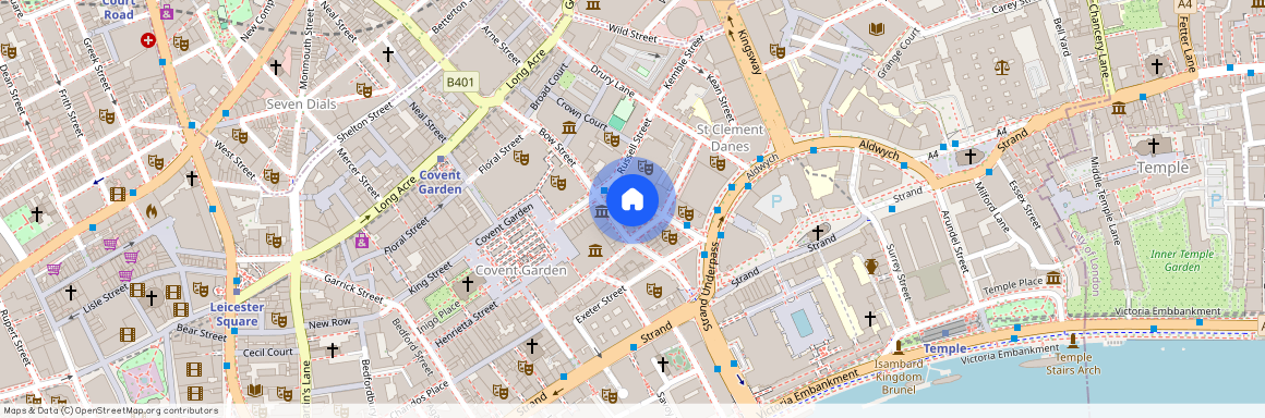 Catherine Street, Covent Garden, WC2B