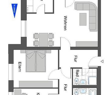 Helle 3 Zimmer-Wohnung mit viel Komfort in Haan-Ost! Nur mit WBS an... - Photo 1