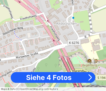 - 3 - Raum Whg. mit Balkon in DD - Altdölzschen - Foto 1