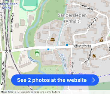 O266W6: 2-Raum-Wohnung im Zentrum von Sandersleben - Photo 1