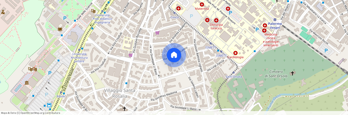 Palermo, Via Calogero Nicastro - Università