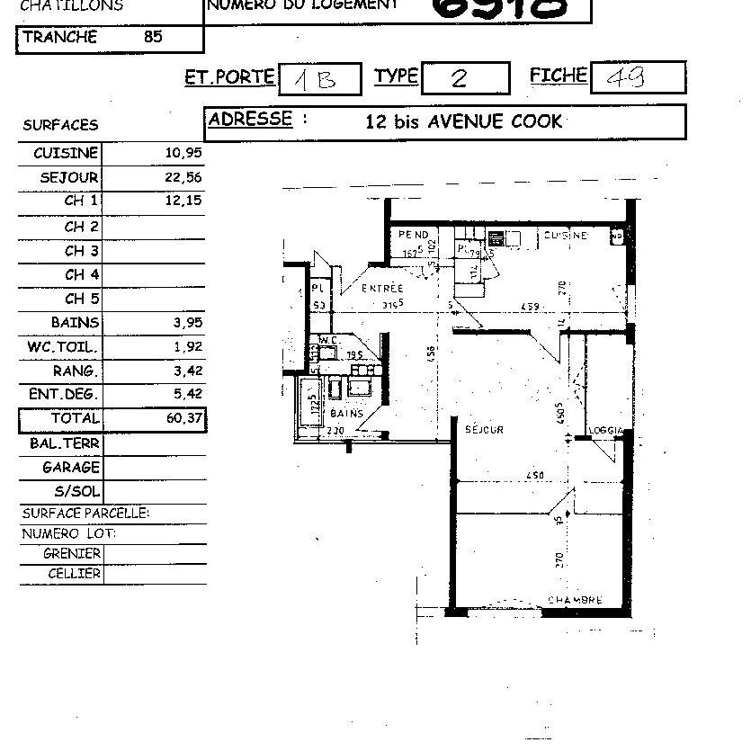 Location appartement T2 60.37m² à Reims (51100) Loyer CC * : 458.05 € Réf : ER.06918 - Photo 2