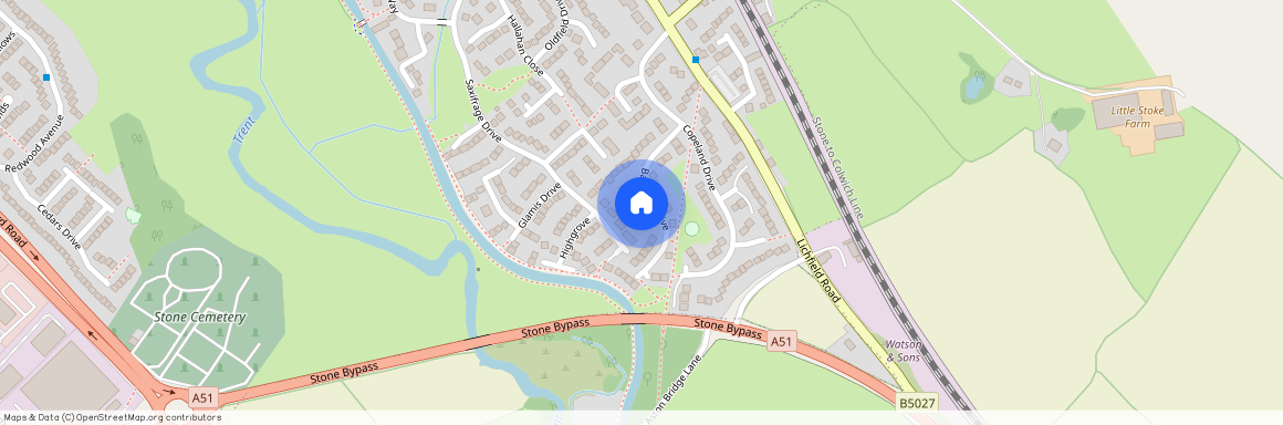 Bakewell Drive, Stone, ST15