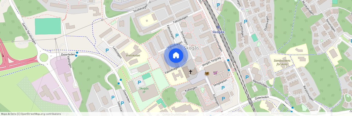 Fäbodvägen 19, Skogås