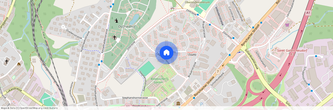 Oberzilstrasse 12, 9016 St. Gallen