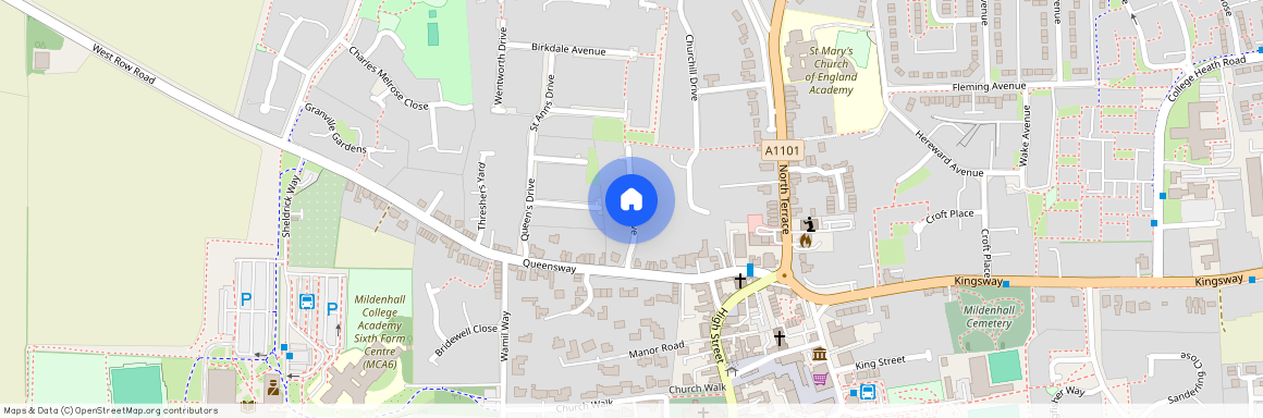 West Drive, Mildenhall, Bury St. Edmunds, Suffolk, IP28