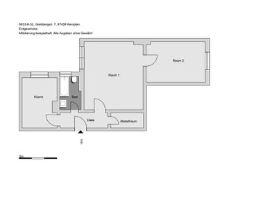 2,0-Zimmer-Wohnung in Kempten (Allgäu) Innenstadt-Kempten - Foto 6