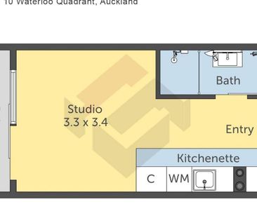 Sunny Studio Apartment with Balcony in the AKL CBD - Photo 2