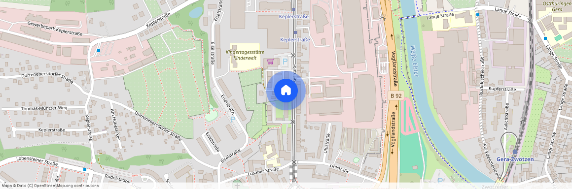 Wiesestraße 226, 07548 Gera, Deutschland