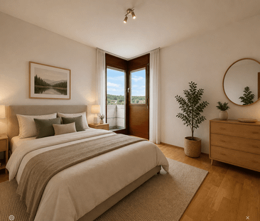 Charmante 4.5-Zimmer-Wohnung mit Balkon und schöner Aussicht in Biel - Photo 3