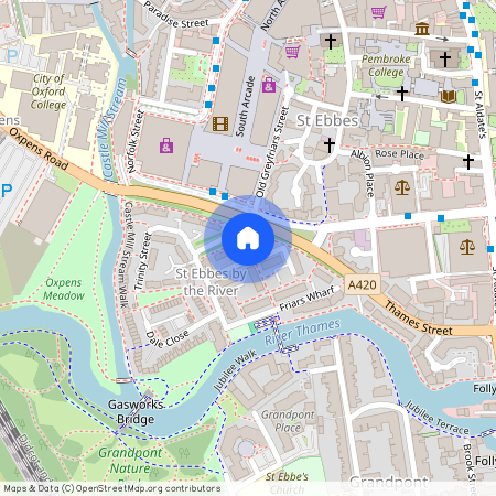 Preachers Lane, Oxford, Oxfordshire, OX1