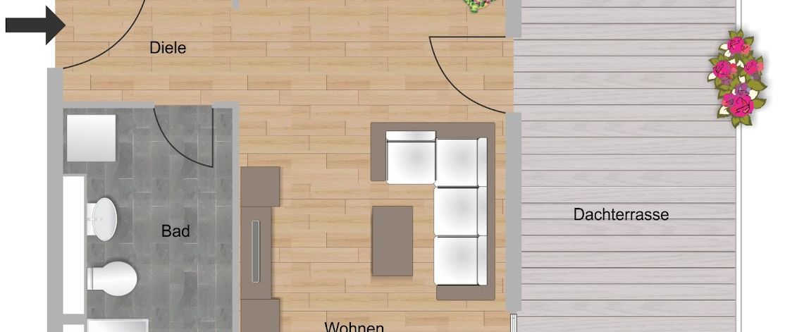 Gemütliche 2-Zimmer-Wohnung in modernem Wohnquartier! - Photo 1