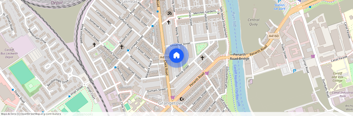 CF11 6QW Grangetown, Wales, Cardiff