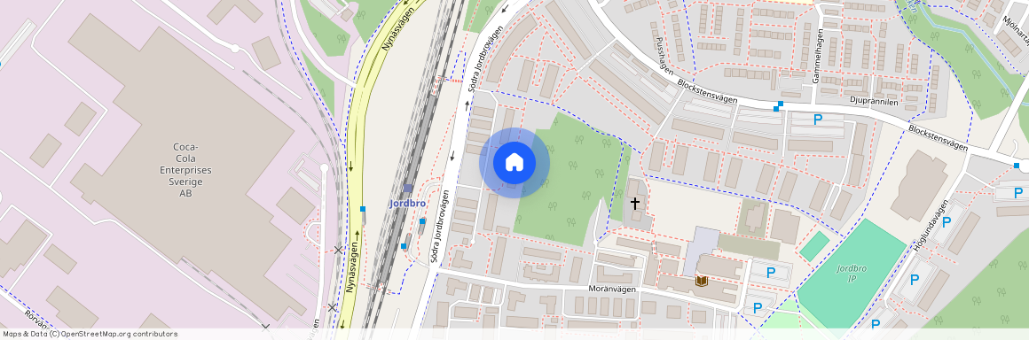 Jordbro, Stockholm, Haninge, Södra Jordbrovägen 25