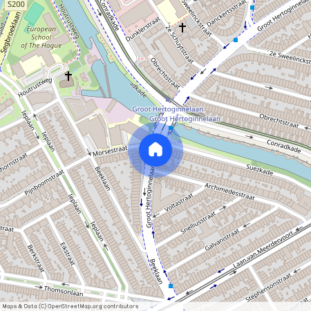 Sweelinckplein en omgeving, 2517 EX, Groot Hertoginnelaan, Den Haag