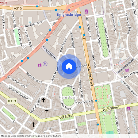 Knightsbridge, Hans Crescent, SW1X 0LG, London