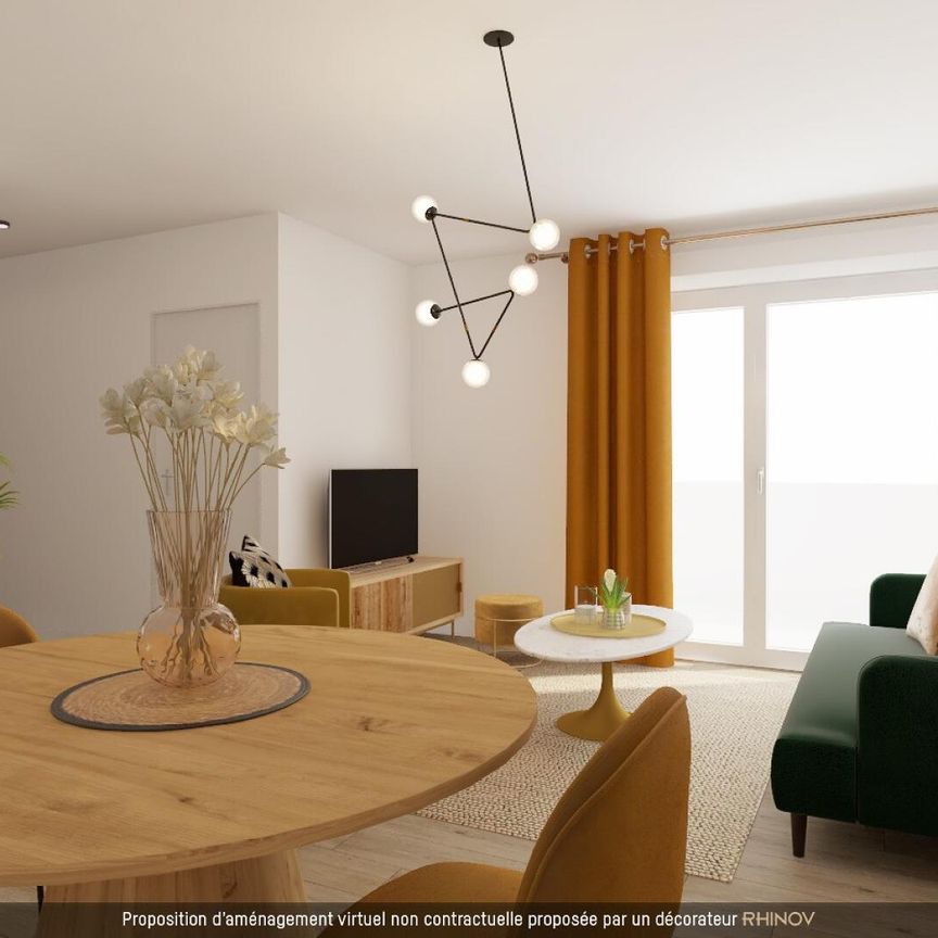 location Appartement T2 DE 46.38m² À RENNES - Photo 1