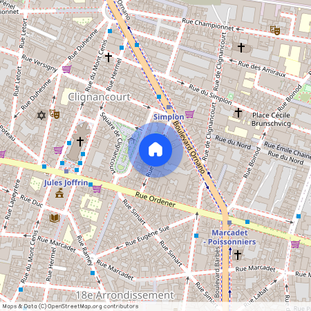 Building Rue Baudelique - checkmyguest - 1348317, Rue Baudelique, Paris