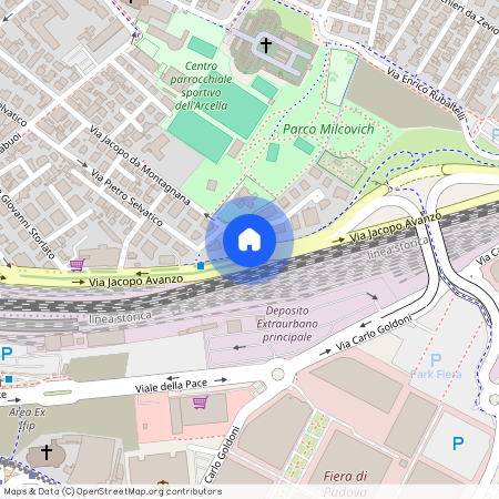 Via Jacopo d'Avanzo, Padova, Veneto 35132