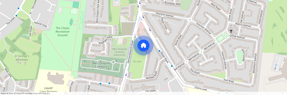 Dell Road, West Drayton, Middlesex, UB7