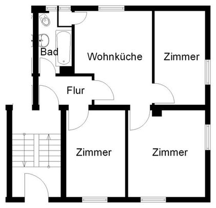 Frisch renovierte Erdgeschosswohnung in energetisch saniertem Haus frei! - Foto 1