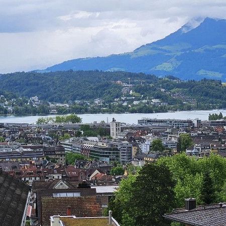 Exklusive 5.5-Zimmerwohnung mit Aussicht auf Stadt, See und Berge - Foto 4