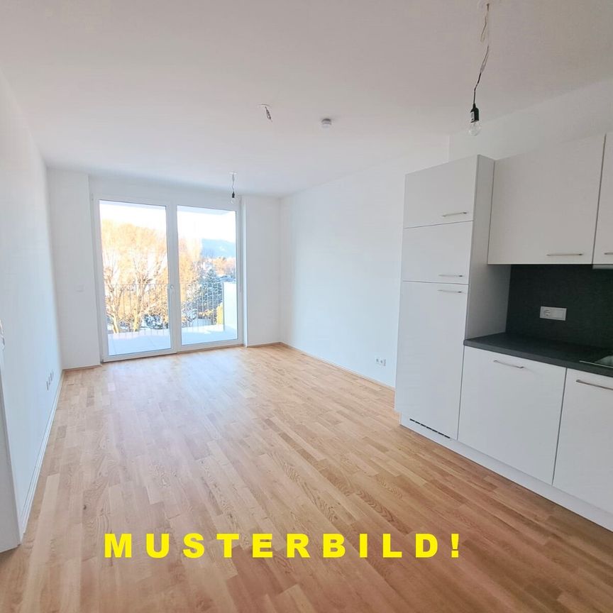 Erstbezug ab 01.10.2025: geförderte 3 Zimmer Wohnung mit Balkon in ruhiger und zentraler Lage - Puchstraße 34 - Top 17 - Photo 1