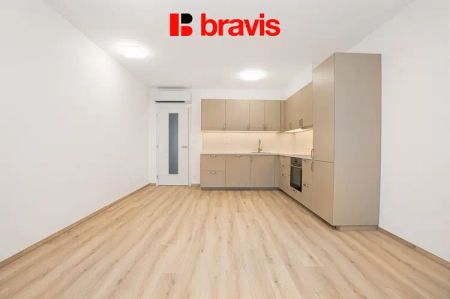 Pronájem bytu 3+kk, Brno - Horní Heršpice, ul. Jižní, novostavba, garážové stání, klimatizace, první nájemník - Fotografie 3