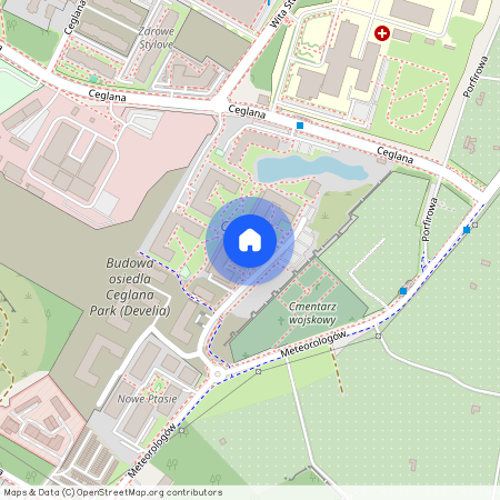 ul. Meteorologów, Brynów-Osiedle Zgrzebnioka, Katowice, śląskie