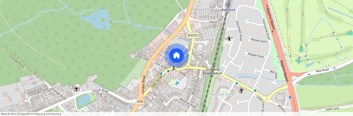 High Street, Bagshot GU19