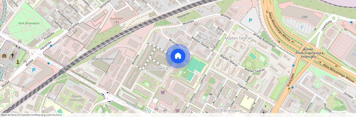 ul. Wrońska, Bronowice, Lublin, lubelskie