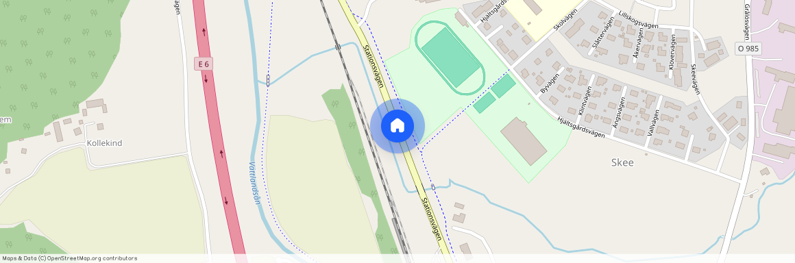 Stationsvägen, Skee