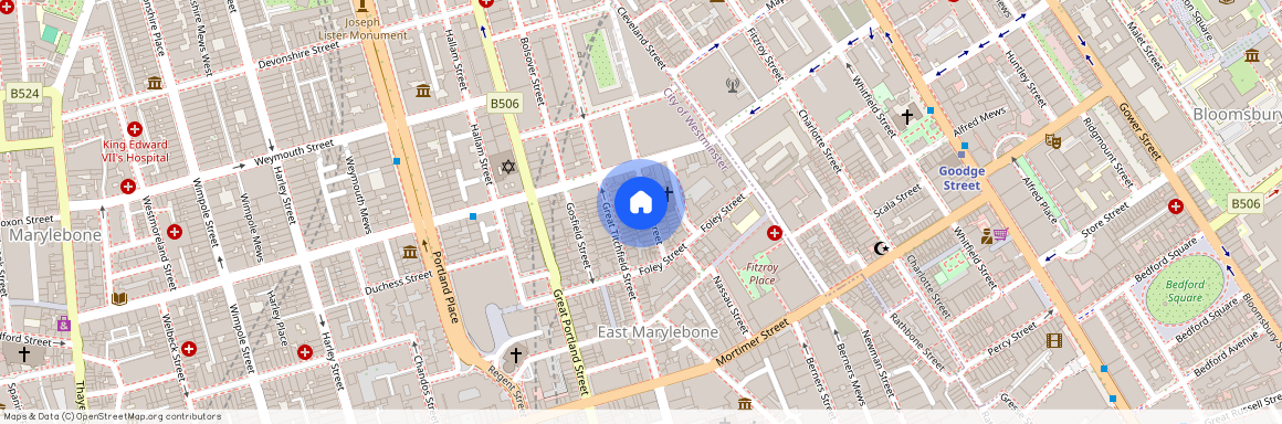 Hanson Street, Fitzrovia & Covent Garden, W1W, London