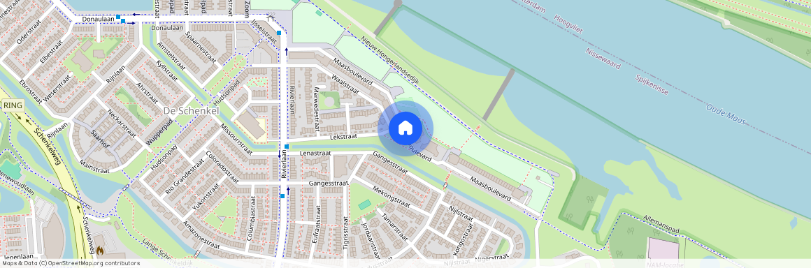 Maasboulevard, Spijkenisse, Nederland