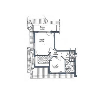 Nähe Stadtpark -Traumhafte 2-Zimmer-Wohnung mit Dachterrasse - Foto 3