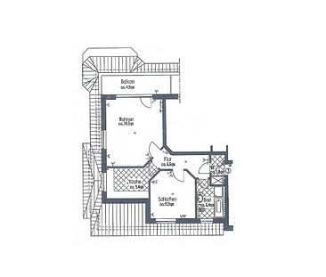 Nähe Stadtpark -Traumhafte 2-Zimmer-Wohnung mit Dachterrasse - Photo 3