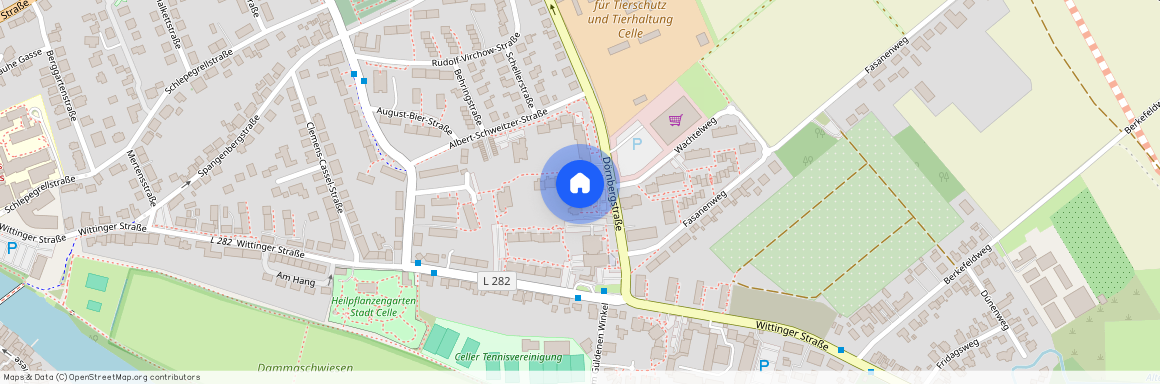 Westcellertorstraße 15A, 29221 Celle, Dörnbergstraße 38, 29223 Celle
