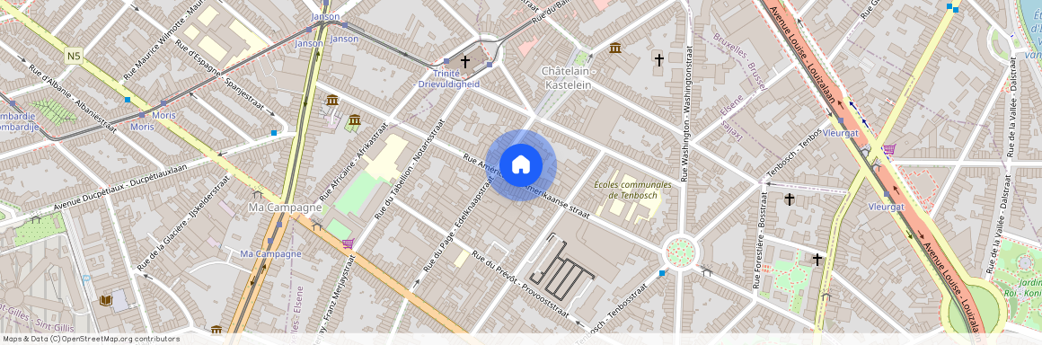 Rue Américaine, 96, 1050, Ixelles