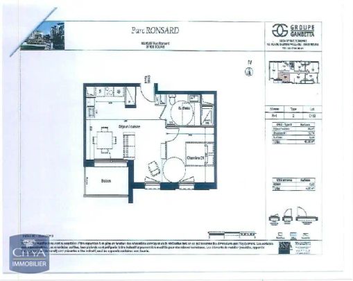 Appartement à louer 2 pièces 40.05m² - Photo 1