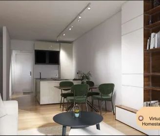 GRÜNBLICK: 2 Zimmer im 15. Stock mit 16 m² Südost-Terrasse / One-bedroom apartment, 15th floor, 16 m² terrace facing southeast - Foto 1