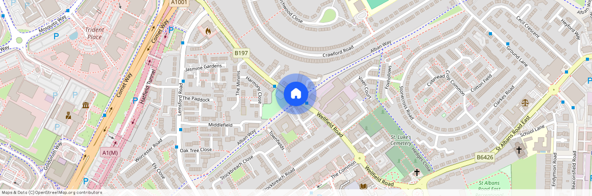 Wellfield Road, Hatfield, AL10