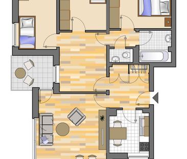 5-Zimmer-Wohnung in Recklinghausen Hochlarmark - Photo 5
