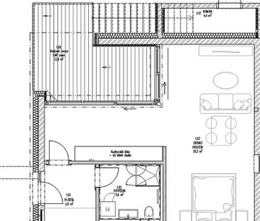 Pronájem bytu 1+kk 60 m2 - Photo 1
