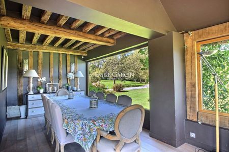 Normandie Proche Deauville, à louer, belle propriété avec piscine et cabane dans les arbres. - Photo 5