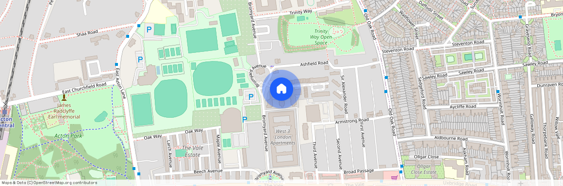 3 bed, 2 bath apartment with Parking + Balcony - Napier House, Bromyard Avenue, London, W3 7FF